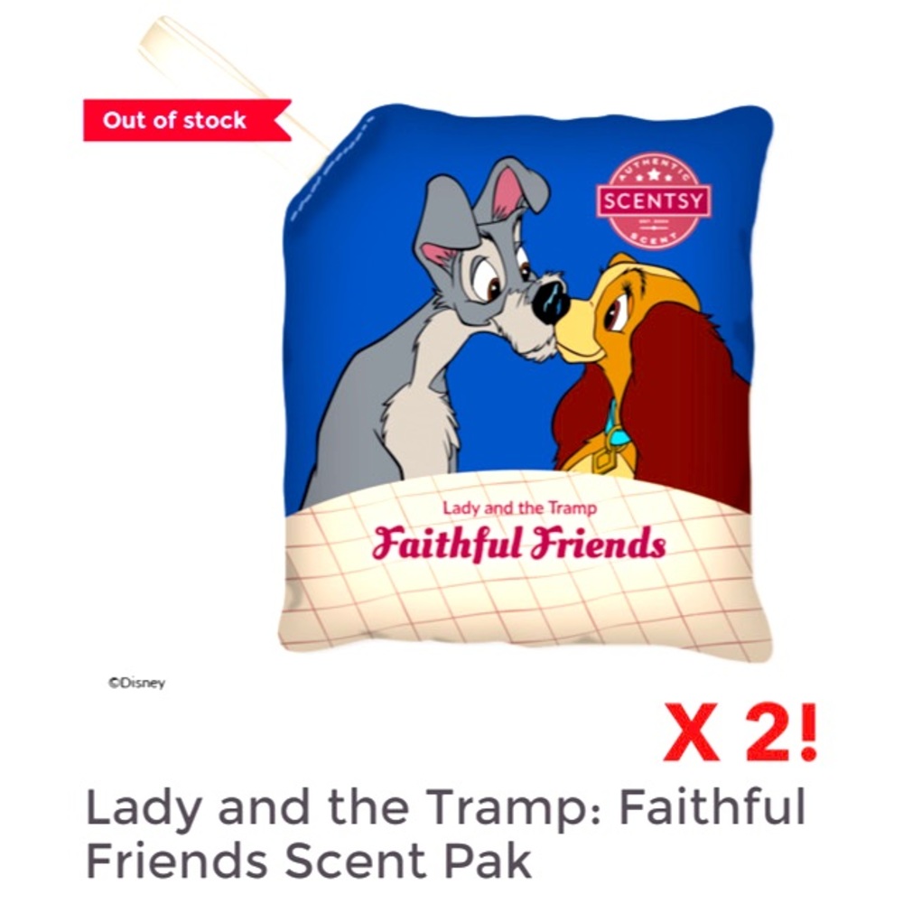 🆕 [Scentsy] Lady & Tramp Scent Paks